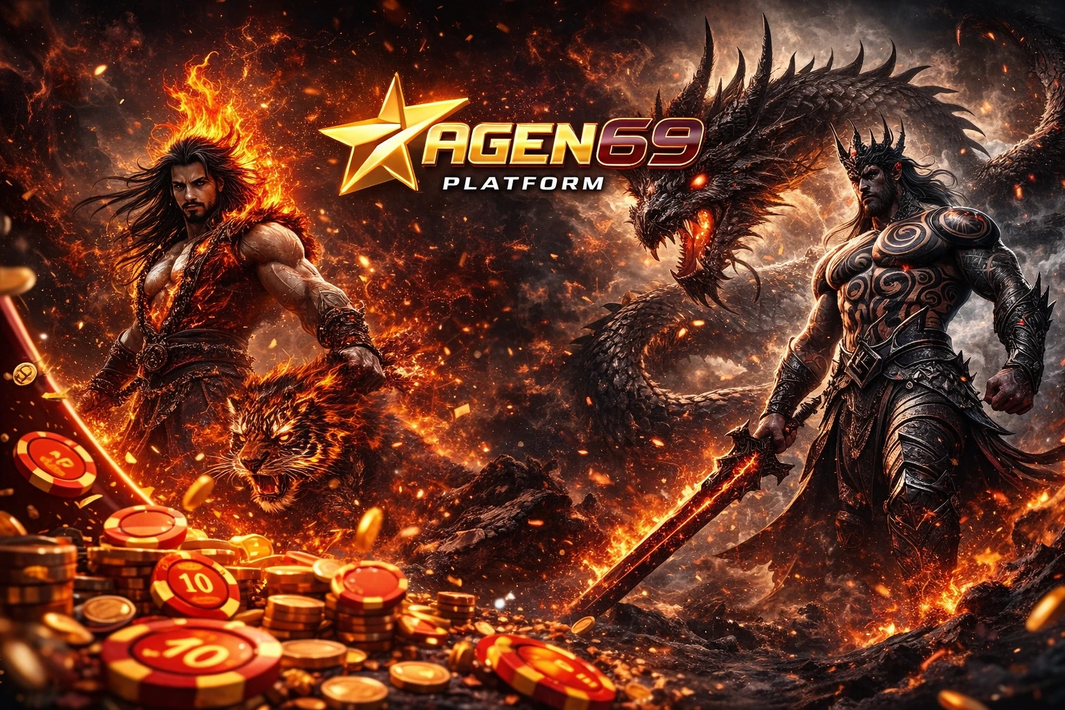 Ilustrasi panduan login Agen69 dengan smartphone dan laptop