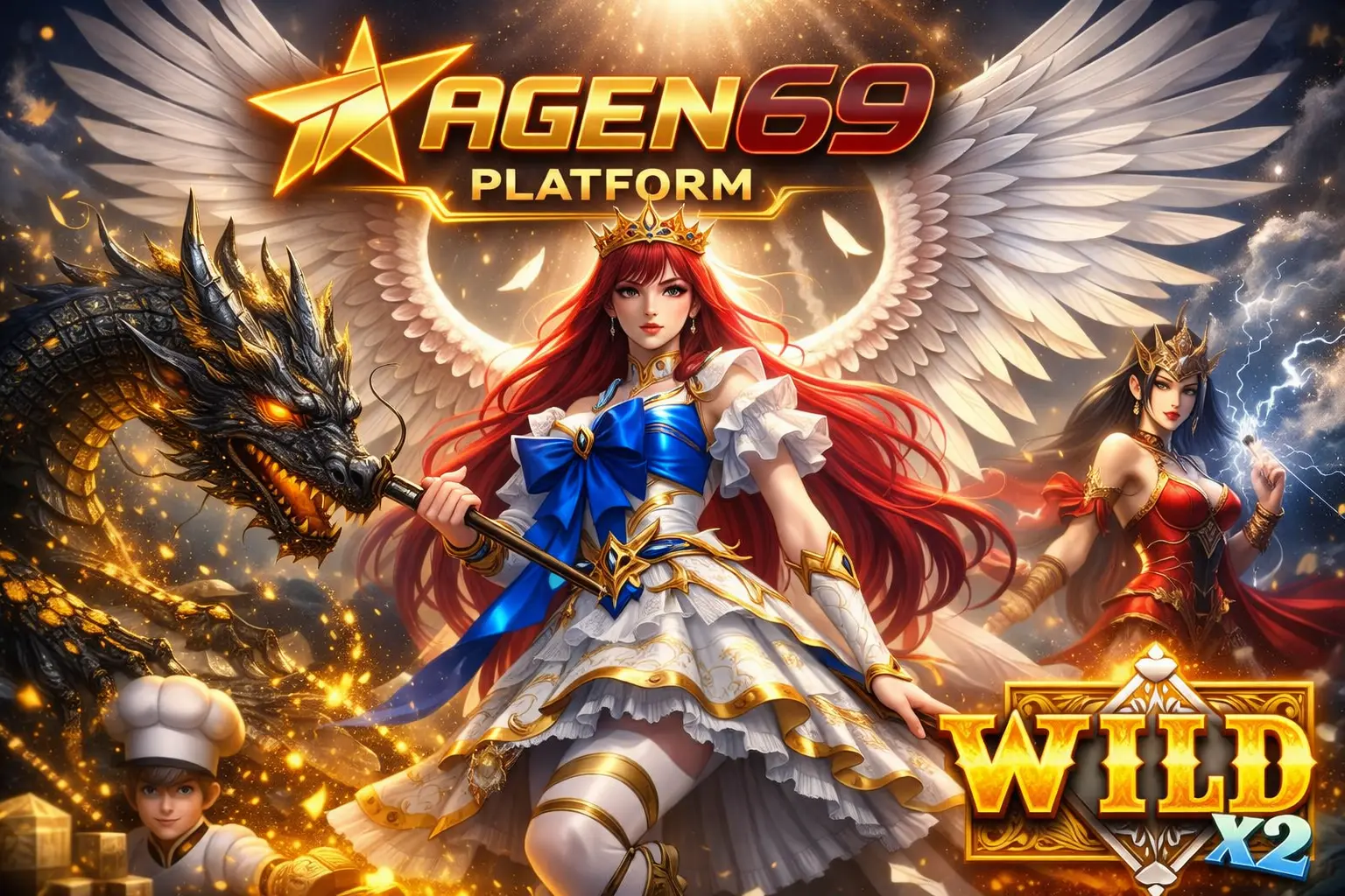 Diagram arsitektur layanan digital modern dengan berbagai lapisan